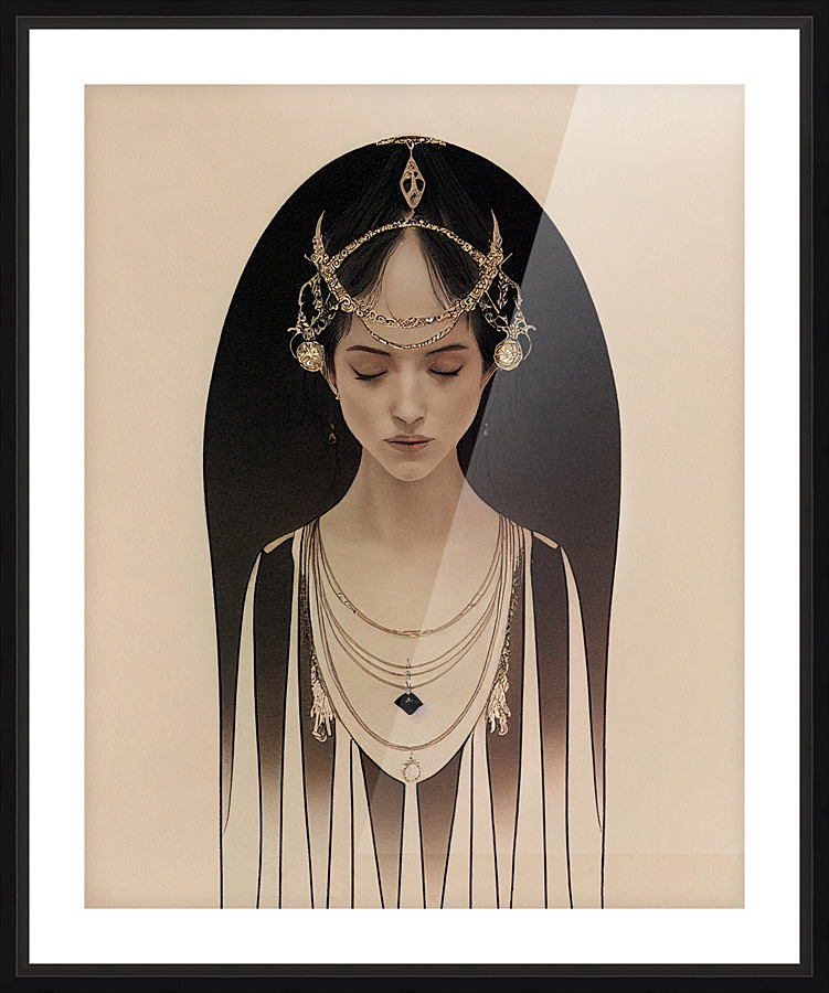 ZAHRA • Isis Unveiled  Framed Print Print