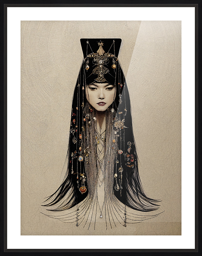 SYRELLA • Prophetess of the Dark Gods  Framed Print Print