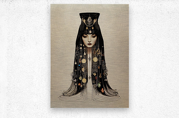 NITOCRIS  •  Queen of Mystery  Metal print