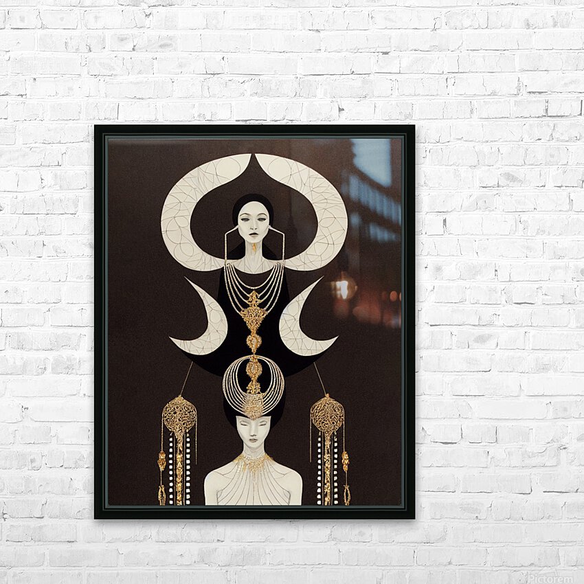ELDINE • The Shape Shiftress HD Sublimation Metal print with Decorating Float Frame (BOX)