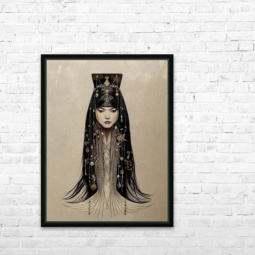 SYRELLA • Prophetess of the Dark Gods HD Sublimation Metal print with Decorating Float Frame (BOX)