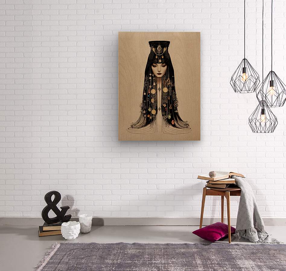 NITOCRIS  •  Queen of Mystery  Wood print