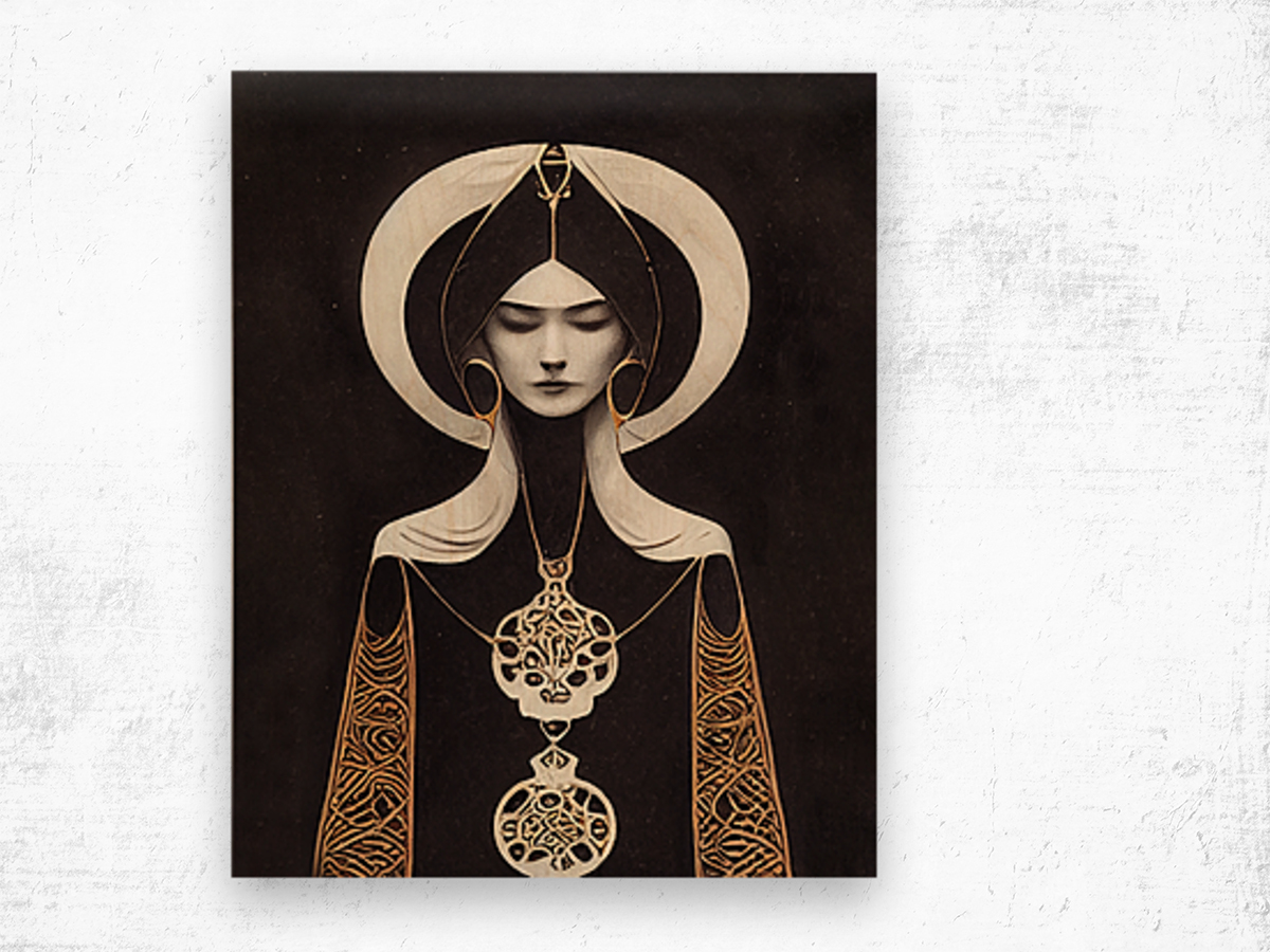 RIONELE • The Healer Wood print