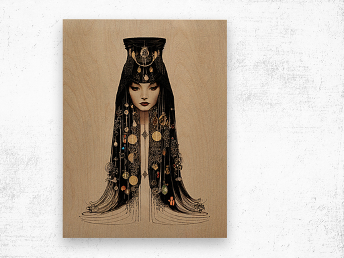 NITOCRIS  •  Queen of Mystery Wood print