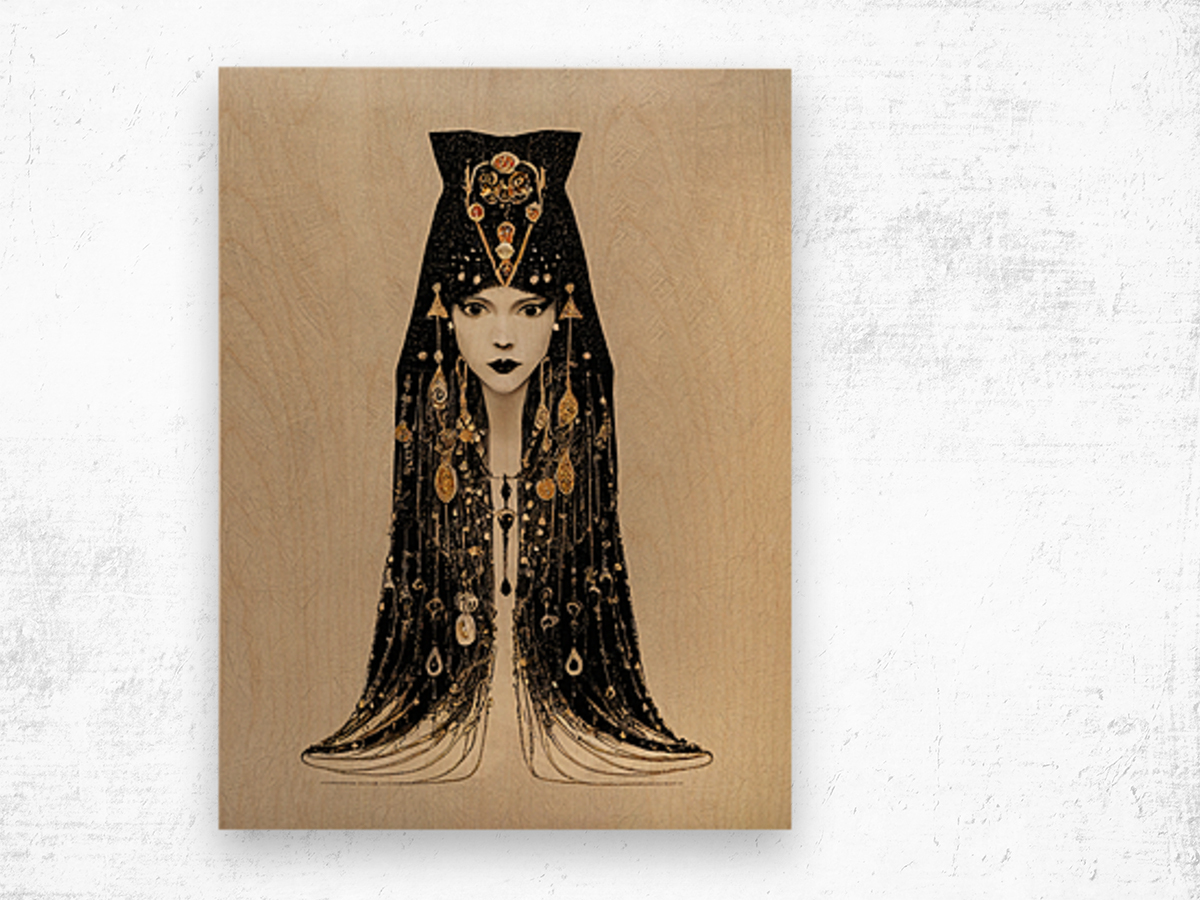 SEMIRAMIS   •  The Dangerous Queen Wood print